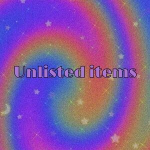 Unlisted items listing for live shows